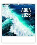 Kalendář nástěnný 2026 - Aqua