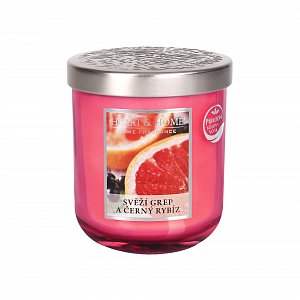 Střední svíčka - Svěží grep a černý rybíz