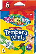 Colorino temperové barvy, tuba, 12 ml, 6 barev