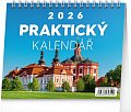 Kalendář 2026 stolní: Praktický kalendář s citáty, 16,5 x 13 cm