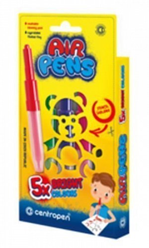 Centropen Foukací fixy AIR PENS 5 ks, 1.  vydání