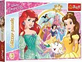 Trefl Puzzle Disney Princess / 100 dílků, třpytivé
