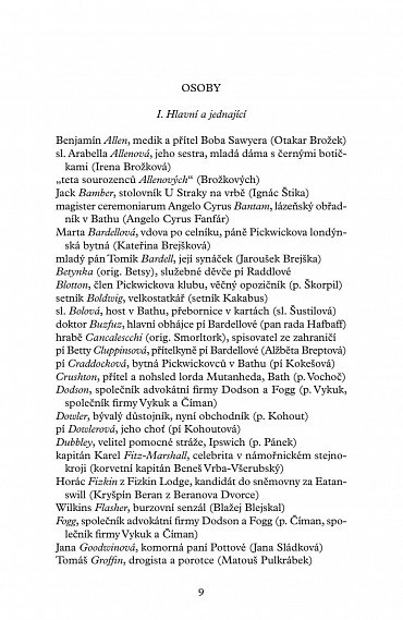 Náhled Kronika Pickwickova klubu, 1.  vydání