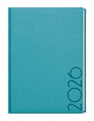 Týdenní diář 2026 Oskar Tora A5 tyrkys