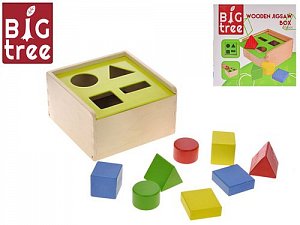 Vkládačka dřevěná různé tvary