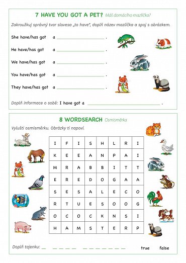 Náhled Angličtina PE-XE-SO 2. Domácí zvířata / Krabicová hra