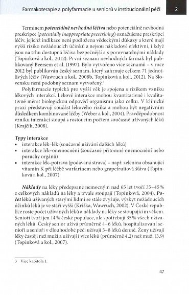 Náhled Farmakoterapie v geriatrii