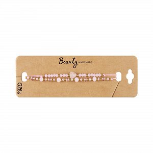 Náramky - Růžové srdíčko