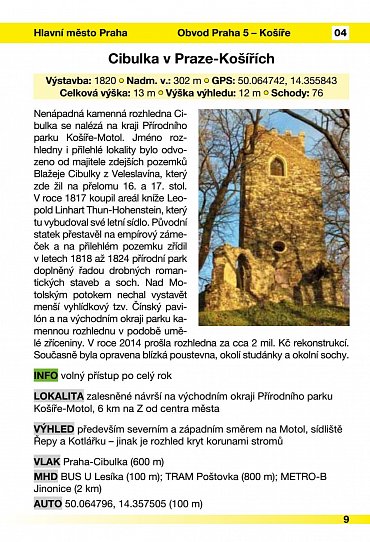 Náhled Rozhledny České republiky