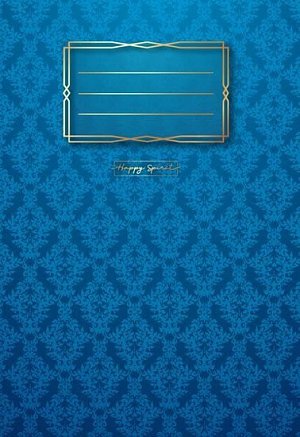 Sešit Premium modrá tapeta A5 - Sešity