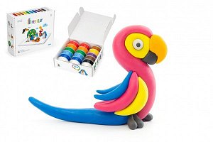 Hey Clay Kreativní modelovací sada - Ptáci (18 ks modelíny)