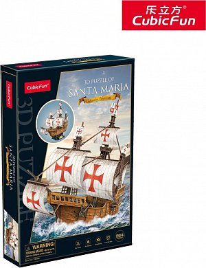 Puzzle 3D Loď Santa Maria 204 dílků