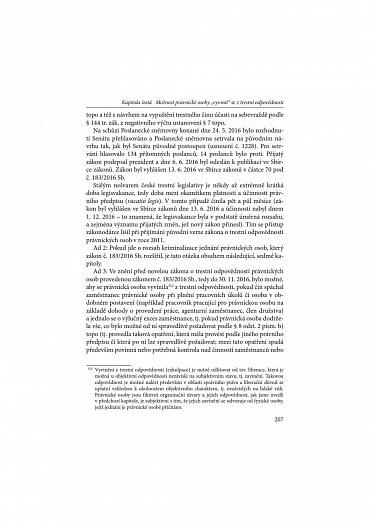 Náhled Trestní odpovědnost právnických osob v České republice - problémy a perspektivy