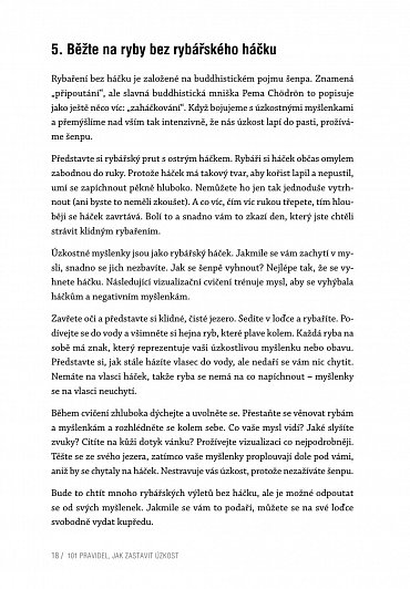 Náhled 101 pravidel, jak zastavit úzkost - Získejte znovu kontrolu nad životem, který chcete žít