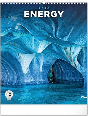 Kalendář 2026 nástěnný: Energie, 48 x 56 cm
